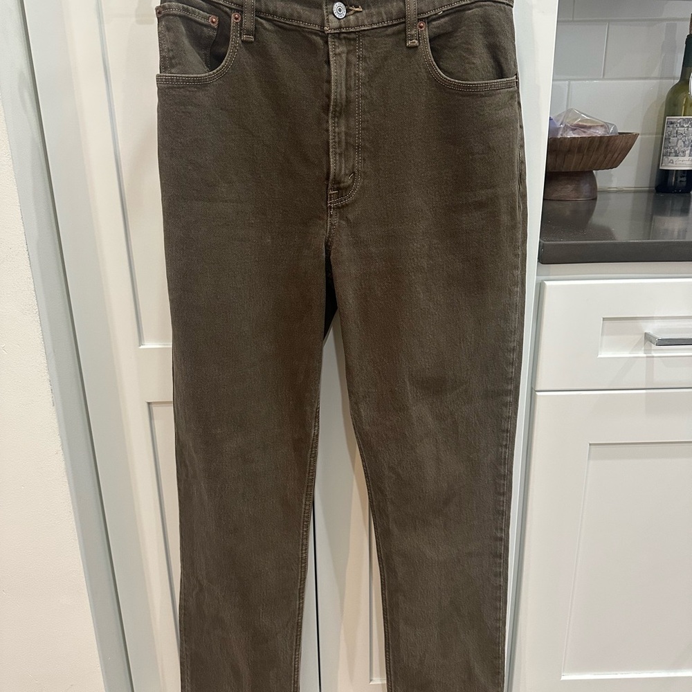 Abercrombie & Fitch Brown Ultra High Rise Jeans